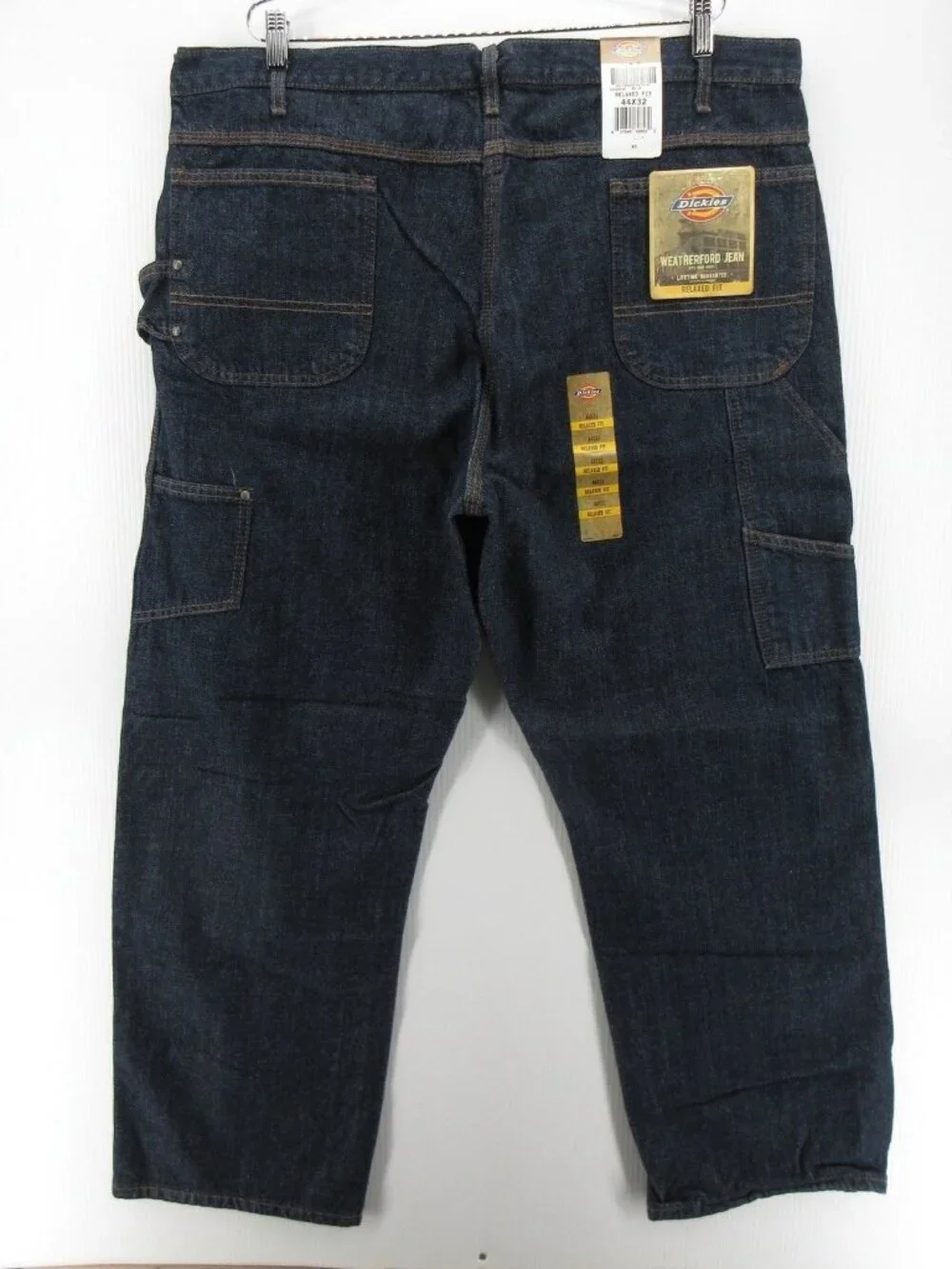 Dickies Jeans 44X32 Weatherford Carpenter Relax Baggy Y2K Workwear NEW